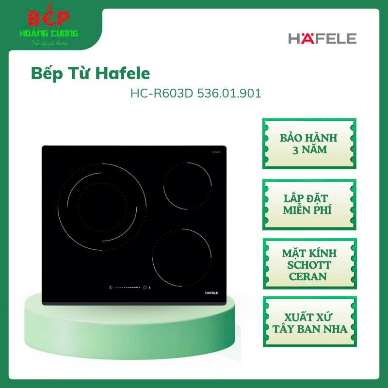 Bếp hồng ngoại 3 vùng nấu lắp âm Hafele HC-R603D 536.01.901 - Mặt kính Schott Ceran, Bảo Hành 3 Năm 1 Bếp hồng ngoại 3 vùng nấu lắp âm Hafele HC-R603D 536.01.901 - Mặt kính Schott Ceran, Bảo Hành 3 Năm