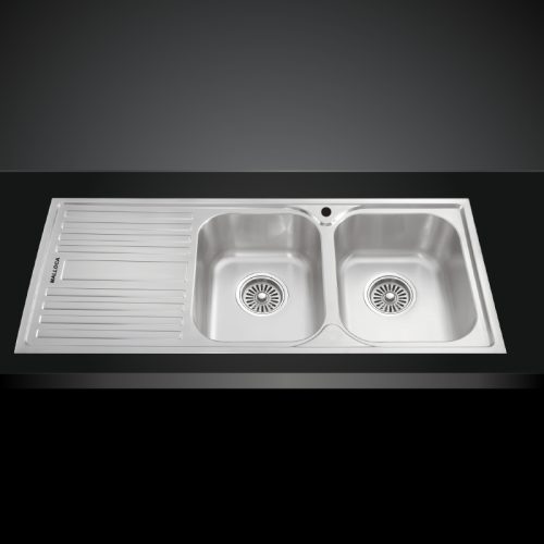 Chậu Rửa Malloca MS 1025L NEW – Bộ Xả Thông Minh – Ngăn Mùi Hiệu Quả – Thép không gỉ 304