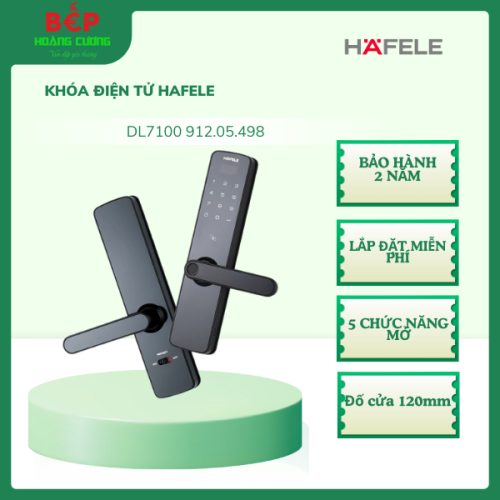 Khóa Điện Tử Hafele DL7100 – 912.05.498 An Toàn Cho Gia Đình