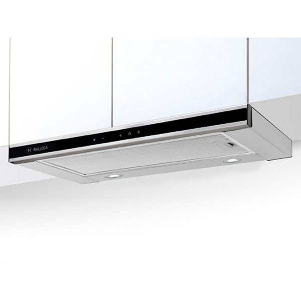 Malloca Máy hút khói, khử mùi âm tủ K1506 TC – kính đen, điều khiển cảm ứng, công suất 220W 4 MALLOCA K1506 TC – Máy hút khói khử mùi âm tủ 220W, công suất 500m³h, điều khiển cảm ứng