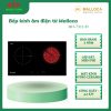 Malloca MH-7311 IR – Bếp điện từ âm kính – 1 vùng điện + 1 vùng từ – Mặt kính Vitro Ceramic – Điều khiển cảm ứng