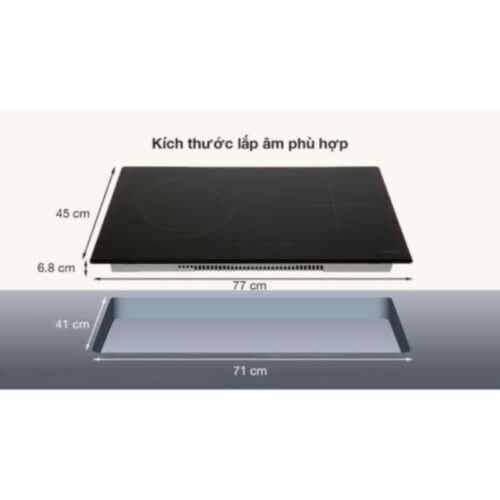 Hafele Bếp Điện Từ Âm HC-M772D 536.61.695 – 2 Vùng Nấu – Chính Hãng Tây Ban Nha 10 Kích thước bếp điện từ Hafele HC-M772D 536.61.695