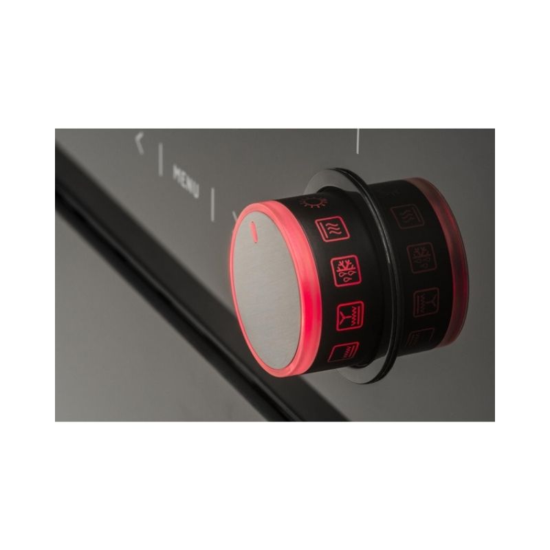 Lò nướng Hafele HO-KT60C 534.05.571 – Chính hãng Ba Lan, đối lưu nhiệt, khoang men dễ vệ sinh 6 Núm điều khiển lò nướng âm tủ Hafele HO-KT60C 534.05.571