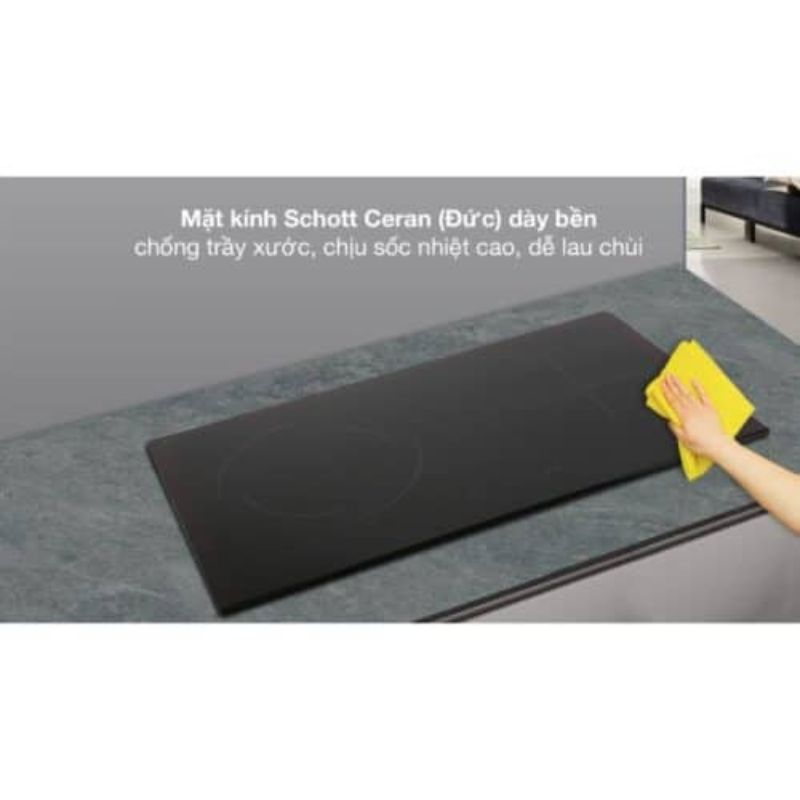 Hafele Bếp Điện Từ Âm HC-M772D 536.61.695 – 2 Vùng Nấu – Chính Hãng Tây Ban Nha 5 Mặt kính bếp điện từ Hafele HC-M772D 536.61.695