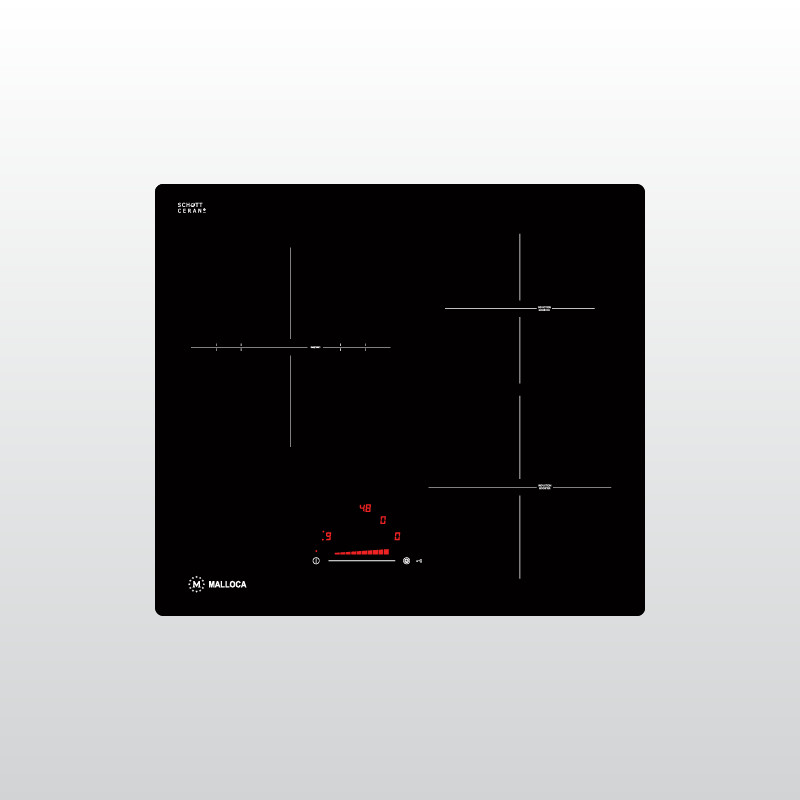 Bếp Malloca MIR 593 – Kính âm, kết hợp điện từ 3 vùng nấu, thiết kế sang trọng, điều khiển trượt 4 Bếp Malloca MIR 593 – Kính âm, kết hợp điện từ 3 vùng nấu, thiết kế sang trọng, điều khiển trượt - Ảnh 2