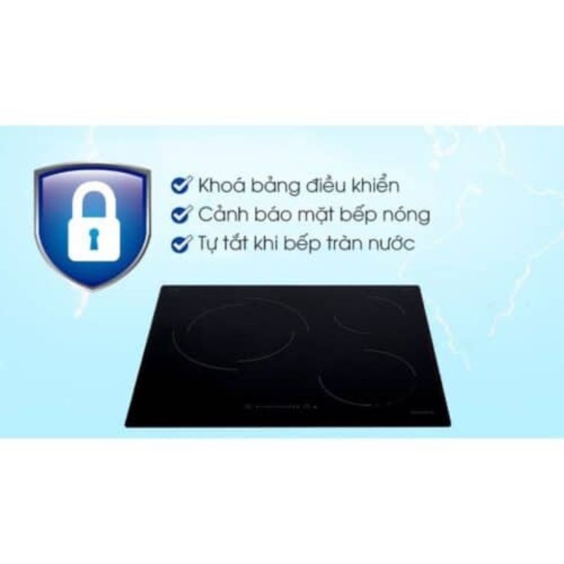 Bếp hồng ngoại 3 vùng nấu lắp âm Hafele HC-R603D 536.01.901 - Mặt kính Schott Ceran, Bảo Hành 3 Năm 4 Tính năng bếp điện 3 vùng nấu Hafele HC-R603D 536.01.901