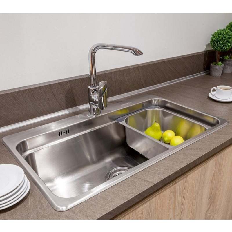 Chậu Inox Malloca 1022D – Lắp Âm/Nổi Linh Hoạt – Tiện Dụng Gia Đình - Bộ xả thông minh ngăn mùi 6 Chậu Inox Malloca 1022D – Lắp Âm/Nổi Linh Hoạt – Tiện Dụng Gia Đình - Bộ xả thông minh ngăn mùi - Ảnh 4