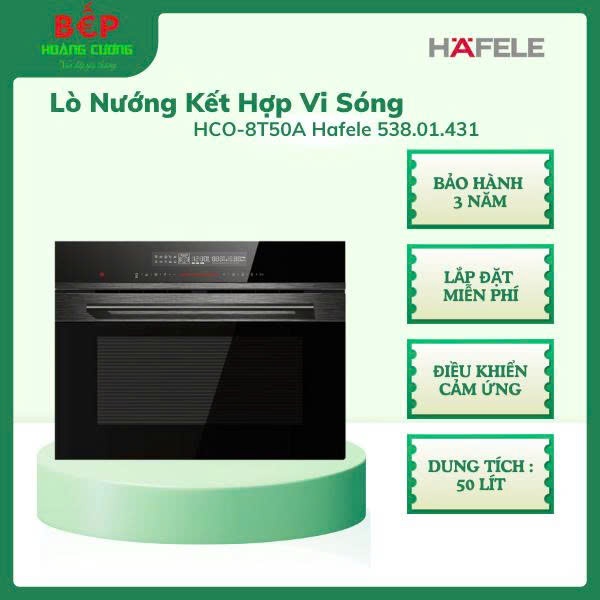 Lò Nướng Hafele HCO-8T50A 538.01.431 – Chính hãng, khóa an toàn trẻ em, tiết kiệm năng lượng 3 Lò Nướng Hafele HCO-8T50A 538.01.431 – Chính hãng, khóa an toàn trẻ em, tiết kiệm năng lượng
