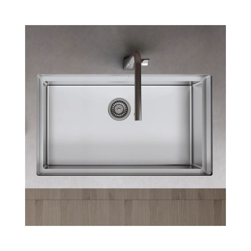 Chậu Rửa Chén Hafele HS21-SSN1S90 567.94.020, chất liệu inox 304, thiết kế lắp âm 5 Thiết kế chậu rửa bát Hafele HS21-SSN1S90