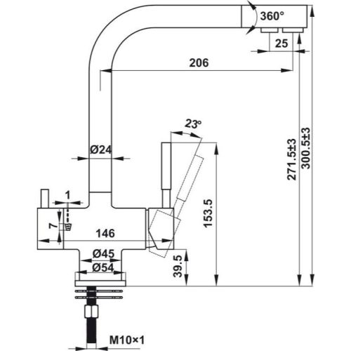 Vòi Rửa Bát HT21-CH2F271 Hafele 577.55.210 – Inox mạ chrome sáng bóng – Tích hợp đường nước uống 11 vn 11134207 820l4 mg98ubrrbzm2d5