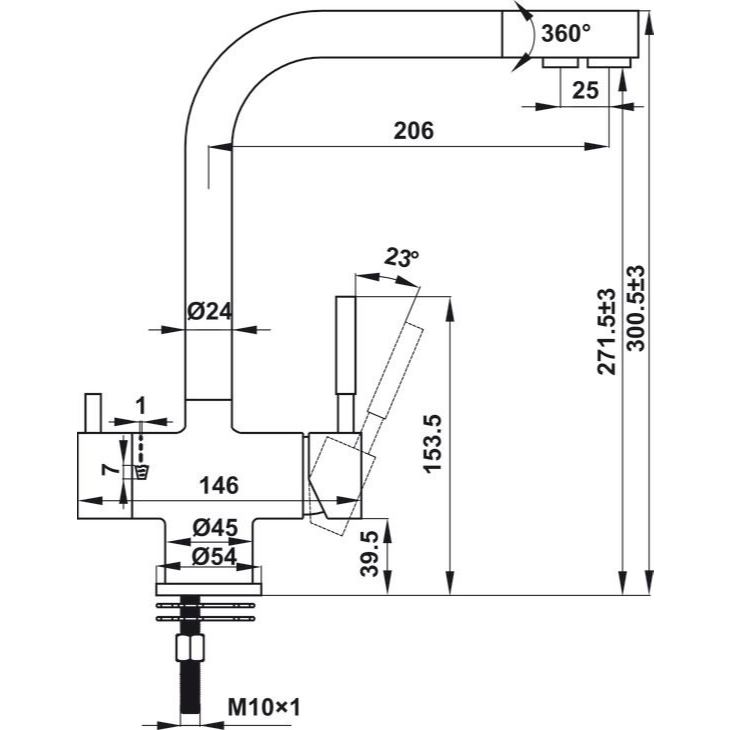 Vòi Rửa Bát HT21-CH2F271 Hafele 577.55.210 – Inox mạ chrome sáng bóng – Tích hợp đường nước uống 7 Vòi Rửa Bát HT21-CH2F271 Hafele 577.55.210 – Inox mạ chrome sáng bóng – Tích hợp đường nước uống - Ảnh 5