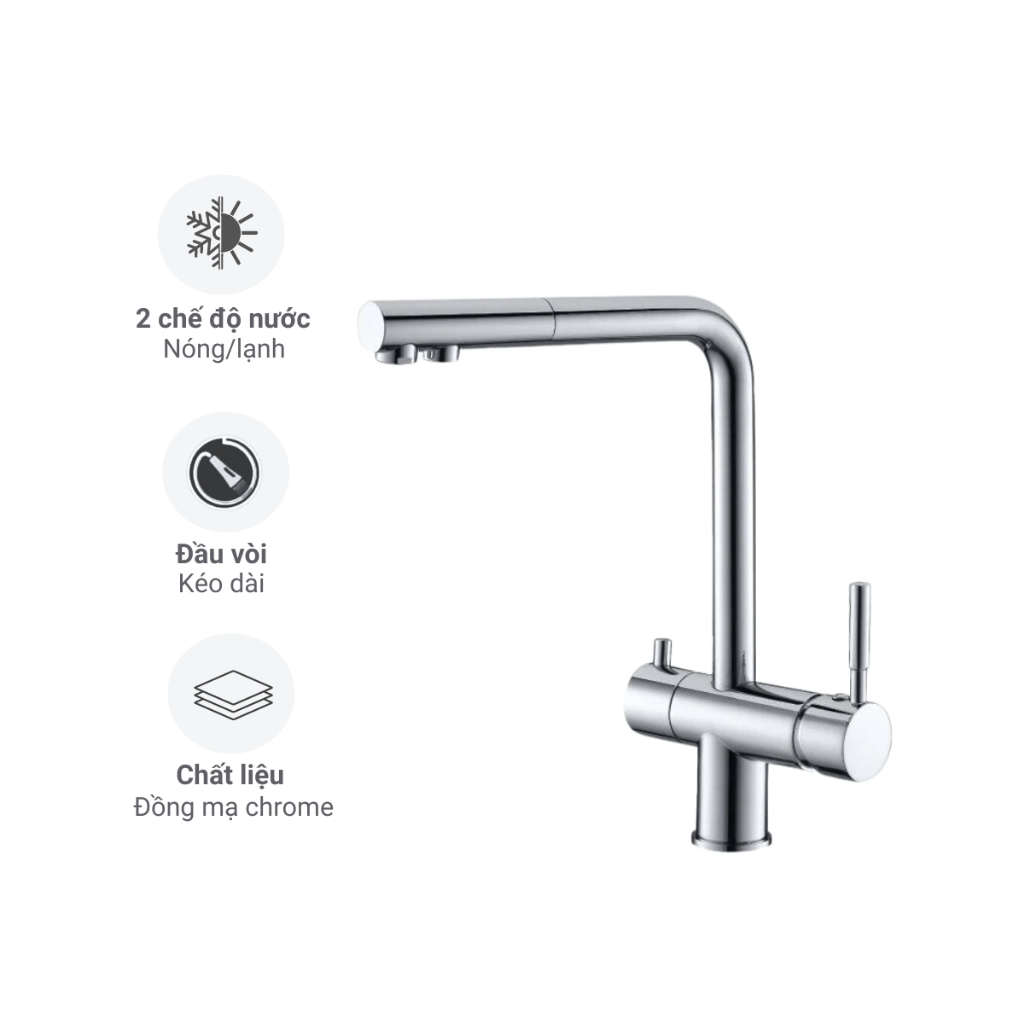Vòi Rửa Bát HT21-CH2F271 Hafele 577.55.210 – Inox mạ chrome sáng bóng – Tích hợp đường nước uống 4 Vòi Rửa Bát HT21-CH2F271 Hafele 577.55.210 – Inox mạ chrome sáng bóng – Tích hợp đường nước uống - Ảnh 2