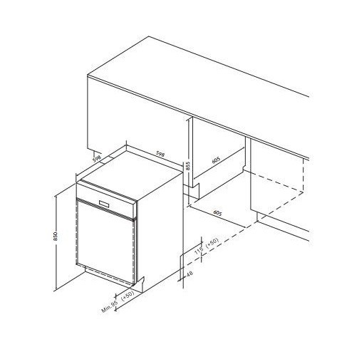 Máy rửa bát độc lập Eurosun SMS80EU15E Serial 8, 14 bộ, màu inox đen, lắp đặt miễn phí 6 Máy rửa bát độc lập Eurosun SMS80EU15E Serial 8, 14 bộ, màu inox đen, lắp đặt miễn phí - Ảnh 4