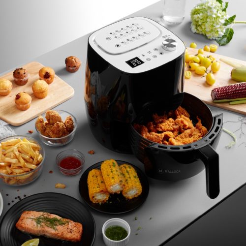 Malloca MAF-09B – Nồi chiên không dầu dung tích 3L – Công suất 1300W – 10 chương trình nấu