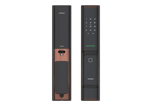 Khóa Điện Tử PP8100 Hafele 912.20.261, Dành cho cửa độ dày 38 - 60mm, Kết nối App 8 hafele pp8100 ble glossy copper 912 20 261