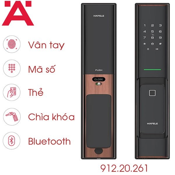 Khóa Điện Tử PP8100 Hafele 912.20.261, Dành cho cửa độ dày 38 - 60mm, Kết nối App 5 Khóa Điện Tử PP8100 Hafele 912.20.261, Dành cho cửa độ dày 38 - 60mm, Kết nối App - Ảnh 3