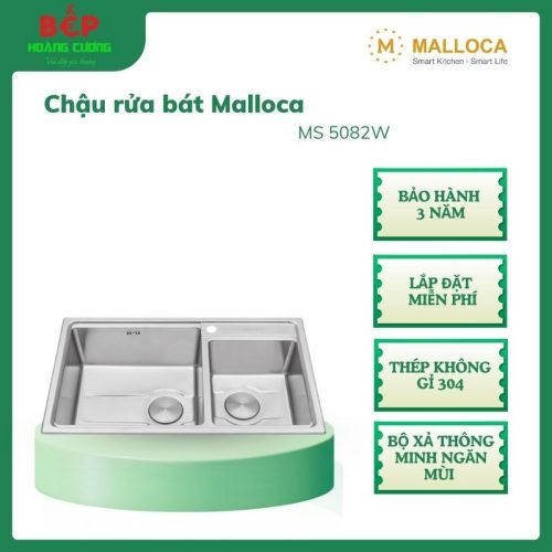 Chậu rửa bát Malloca MS 5082W