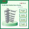 Tủ đồ khô Hafele Kara swing 548.65.842, tủ cao 6 tầng có tấm lót chống trượt, tủ rộng 450 mm