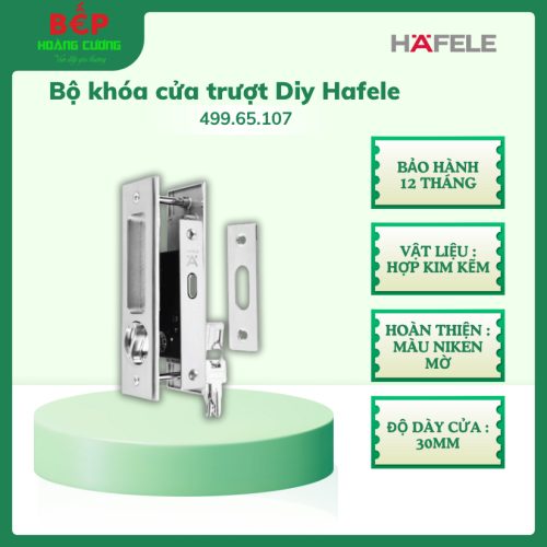 Bộ Khóa Cho Cửa Trượt Hafele 499.65.107