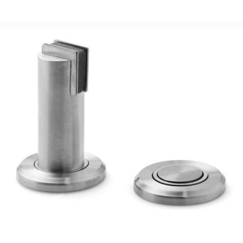 Hafele chặn cửa nam châm 938.23.004 - đồng thau cao cấp, hoàn thiện chrome mờ, giữ cửa cố định 7 Chặn Cửa Nam Châm Hafele 938.23.004