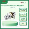 Hafele 489.93.135 – Bộ khóa tay nắm tròn cửa WC, chất liệu inox chống gỉ, vận hành êm, thiết kế tiện lợi 1 Hafele 489.93.135 – Khóa tay nắm tròn cửa WC – Chất liệu inox 304 – Màu inox mờ – Dòng DIY