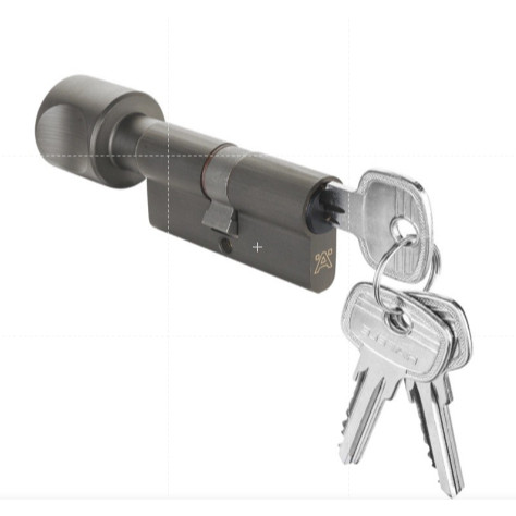 Hafele 916.63.325 ruột khóa 1 đầu vặn 1 đầu chìa 71mm, đồng thau cao cấp, chống cạy khóa hiệu quả. 4 Hafele 916.63.325 ruột khóa 71mm, 1 đầu chìa 1 đầu vặn, chống khoan, lắp đặt dễ dàng.