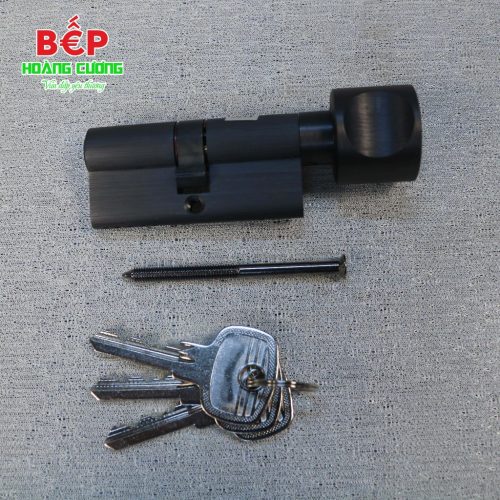 Hafele 916.64.922 ruột khóa 1 đầu vặn 1 đầu chìa, 66mm, vật liệu đồng thau, lắp đặt dễ dàng. 10 Hafele 916.64.922 ruột khóa 1 đầu vặn 1 đầu chìa, đồng thau PVD đen mờ