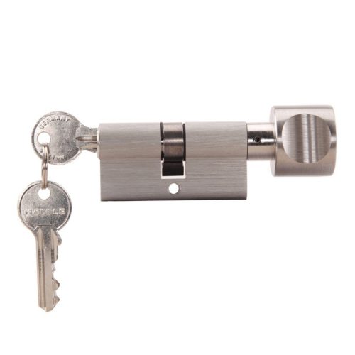 Hafele 916.96.317 ruột khóa một đầu chìa một đầu vặn, chất liệu đồng mạ nikel, bảo vệ chống cạy 6 Hafele 916.96.317 ruột khóa cao cấp đầu chìa đầu vặn, đồng mạ nikel, an toàn, bền, dễ sử dụng