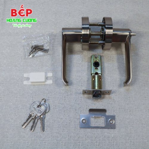 Khóa Cửa Phòng 911.63.222 Hafele – Tay Gạt Hợp Kim Kẽm – Độ Dày Cửa 35–45mm – Màu Niken Mờ 9 Khóa Tay Nắm Gạt Cửa Phòng Hafele 911.63.222