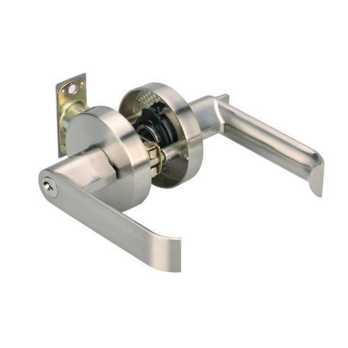 Khóa Cửa Phòng 911.63.222 Hafele – Tay Gạt Hợp Kim Kẽm – Độ Dày Cửa 35–45mm – Màu Niken Mờ 8 Khóa Tay Nắm Gạt Cửa Phòng Hafele 911.63.222