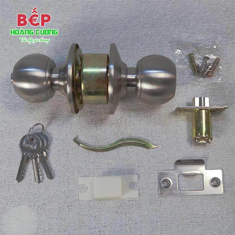 Hafele 489.93.130 – Khóa tay nắm tròn cửa đi, chống gỉ, chắc chắn, thiết kế hiện đại 5 Khóa tay nắm tròn Hafele 489.93.130