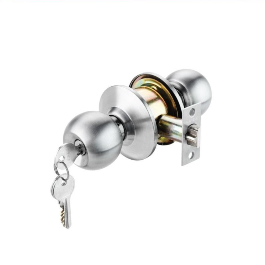 Hafele 489.93.130 – Khóa tay nắm tròn cửa đi, chống gỉ, chắc chắn, thiết kế hiện đại 4 Khóa tay nắm tròn Hafele 489.93.130