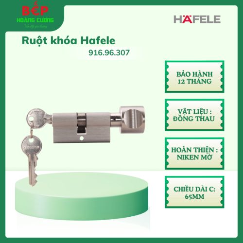 Ruột khóa Hafele 916.96.307