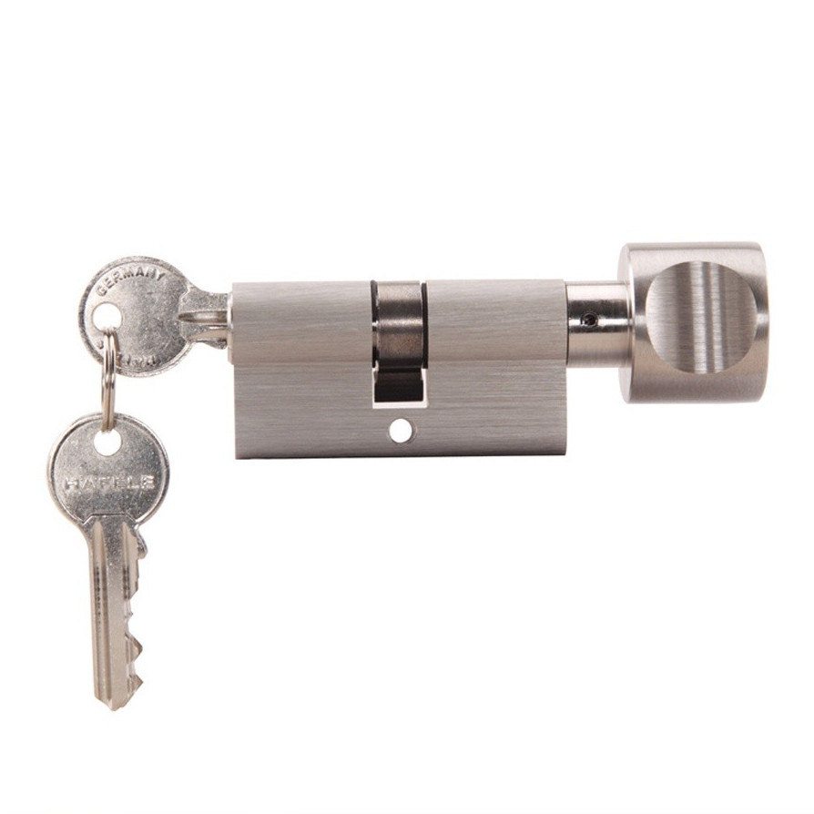 Hafele 916.96.311 ruột khóa cửa phòng, đồng thau, đầu vặn oval, bảo vệ chống cạy, tiện dụng 4 Ruột khóa Hafele 916.96.311 một đầu chìa một đầu vặn, đồng thau, chống khoan, dễ lắp, bền đẹp