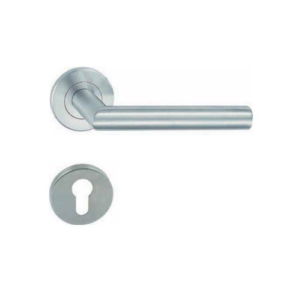 Hafele tay nắm gạt 903.92.556 cửa phòng - thiết kế inox mờ, chống cháy, vận hành êm, dễ lắp đặt 4 Tay Nắm Gạt Cửa Phòng Hafele 903.92.556