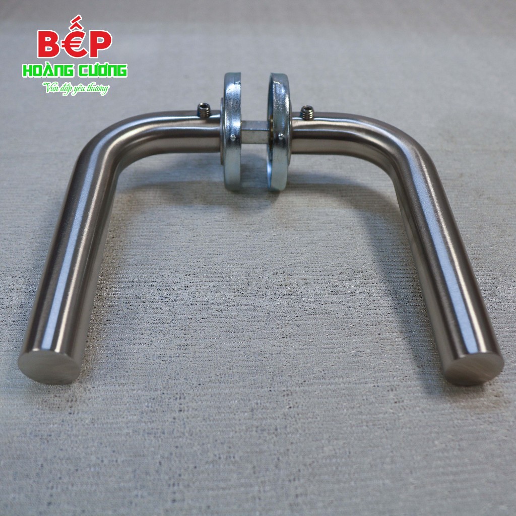Tay nắm cửa phòng Hafele 903.92.596 - inox 304 mờ, nắp che tiện dụng, chống cháy, sang trọng và bền 6 Tay Nắm Gạt Cửa Phòng Hafele 903.92.596