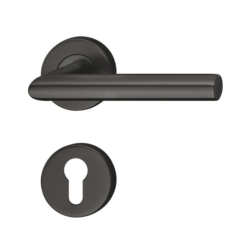 Hafele tay nắm gạt cửa phòng 903.92.559 - thiết kế sang trọng, chống cháy, phù hợp cửa gỗ và thép 4 Tay Nắm Gạt Cửa Phòng Hafele 903.92.559