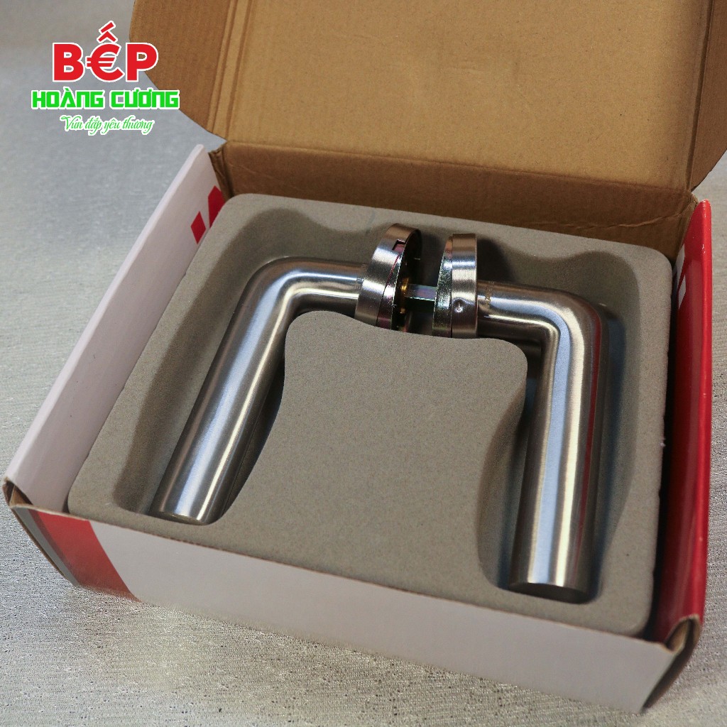 Hafele 903.99.992 tay nắm gạt WC - inox 304, nắp che, chắc chắn, lắp dễ dàng 7 Tay Nắm Gạt Nhà Vệ Sinh Hafele 903.99.992