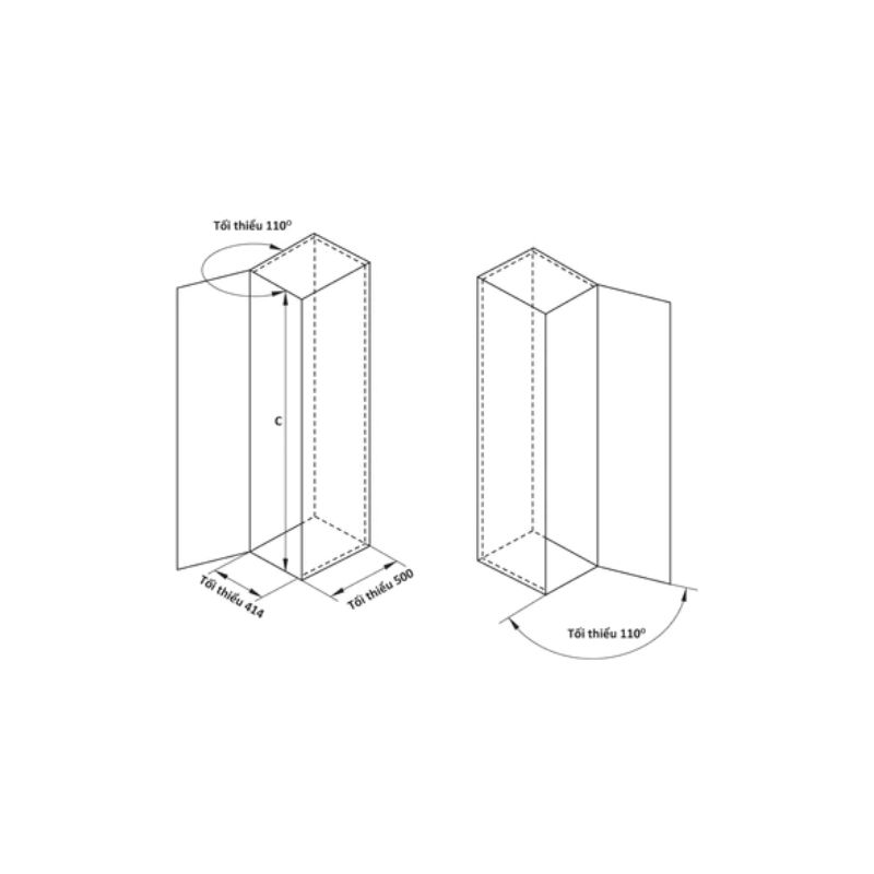 Tủ Kho Hafele Dolce 548.65.033 - Cao 6 Tầng Rộng 450mm 6 Tủ đồ khô cao 6 tầng Hafele Dolce 548.65.033