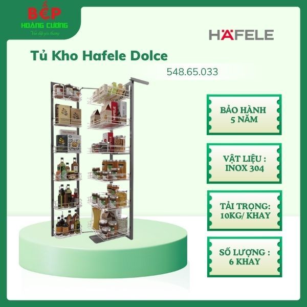 Tủ Kho Hafele Dolce 548.65.033 - Cao 6 Tầng Rộng 450mm 3 Tủ Kho Hafele Dolce 548.65.033 - Cao 6 Tầng Rộng 450mm