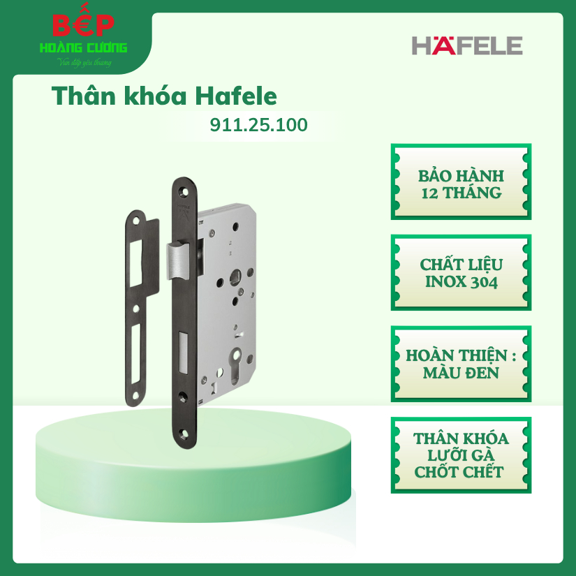 Hafele 911.25.100 - thân khóa lưỡi gà chốt chết C/C 72mm, inox đen mờ, an toàn cho cửa 3 Hafele 911.25.100 - thân khóa lưỡi gà chốt chết C/C 72mm, inox đen mờ, an toàn cho cửa