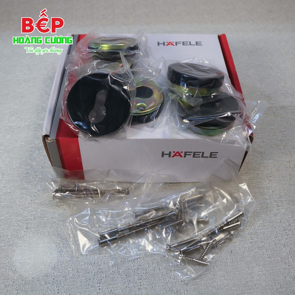 Hafele 903.58.049 - nắp che ruột khóa tròn inox 304 màu đen mờ, hoàn thiện và bảo vệ khóa 4 Hafele 903.58.049 - nắp che ruột khóa tròn inox 304 màu đen mờ, hoàn thiện và bảo vệ khóa - Ảnh 2