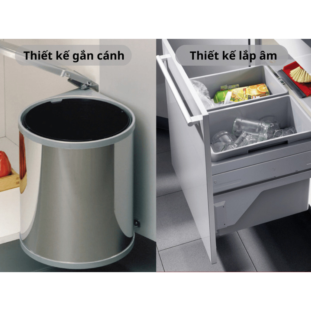 Thùng Đựng Rác Hafele 502.24.006, dung tích 14Lít, lắp đặt gắn cánh tủ bếp 7 Thùng Đựng Rác Hafele 502.24.006, dung tích 14Lít, lắp đặt gắn cánh tủ bếp - Ảnh 5