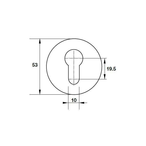 Hafele 903.58.049 - nắp che ruột khóa tròn inox 304 màu đen mờ, hoàn thiện và bảo vệ khóa 7 Hafele 903.58.049 - nắp che ruột khóa tròn inox 304 màu đen mờ, hoàn thiện và bảo vệ khóa - Ảnh 5