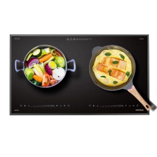 Bếp Điện Từ HC-H7321B 536.61.856 Hafele – Cảm Ứng Trượt – Inverter – Schott Ceran Đức 11 Thiết kế của bếp từ kết hợp hồng ngoại 2 vùng nấu Hafele HC-H7321B 536.61.856