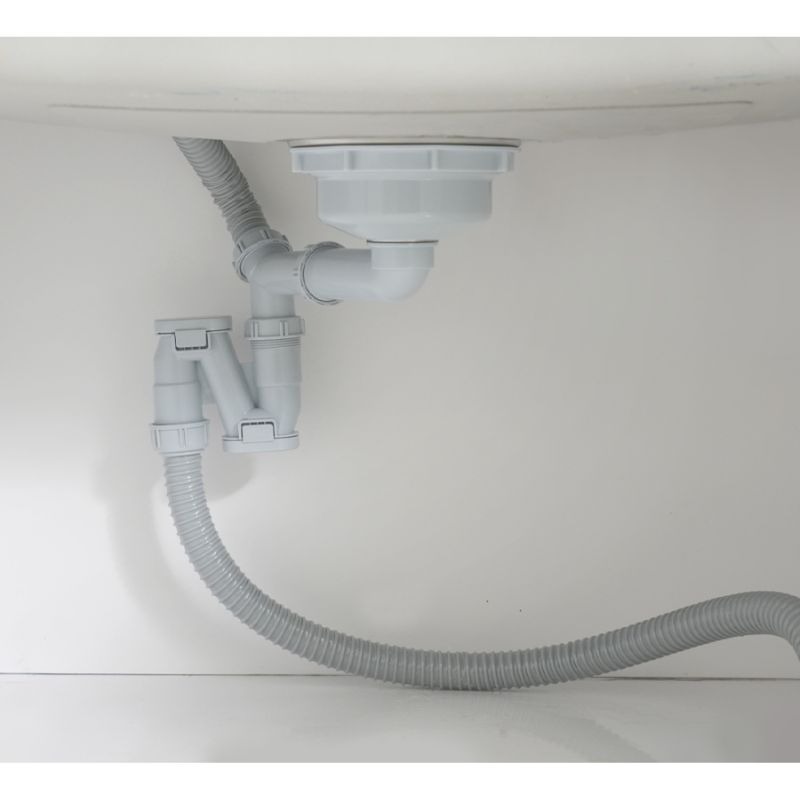 Chậu Rửa Bát Konox Tari 9051SM – Inox SUS304 Dày 1.2mm – Phủ Mạ Crom 6 Siphon chậu rửa bát inox 1 hố Konox TARI 9051SR Basic