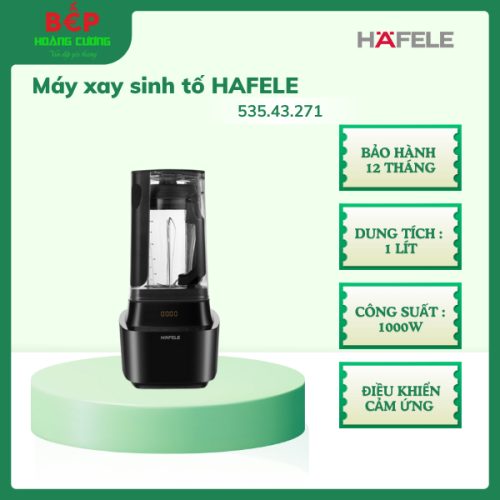 Máy Xay Sinh Tố Chân Không BR230-19E00 Hafele 535.43.271, Xay Mịn, Công suất 1000W
