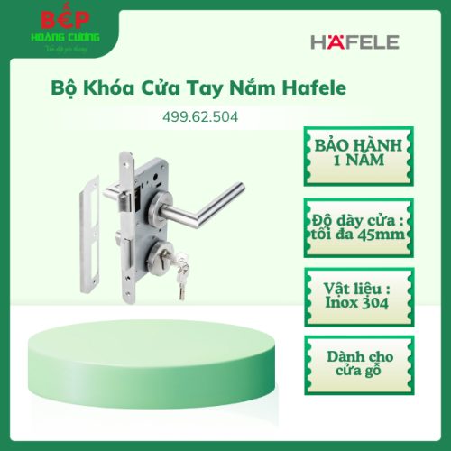 Bộ Khóa Cửa Tay Nắm Chụp DIY Hafele 499.62.504