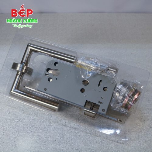 Hafele 489.10.661 – Khóa tay nắm cửa vệ sinh cao cấp, inox 304 chống oxy hóa, cho cửa gỗ và cửa thép