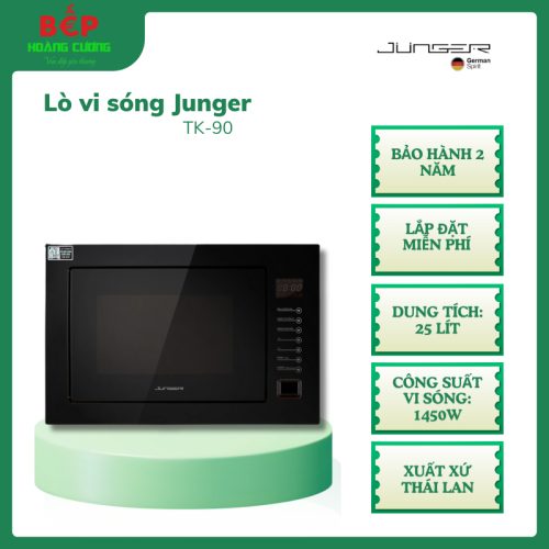 Lò vi sóng đa năng Junger TK-90 công suất mạnh, vi sóng + nướng, thiết kế nhỏ gọn